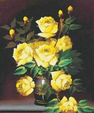 Jing Cai Ge 1620 Желтые розы