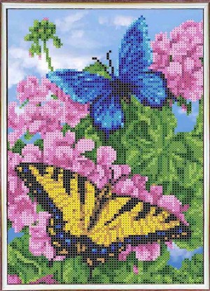 Каролинка КББН(Ч) 4008 Бабочки в цветах